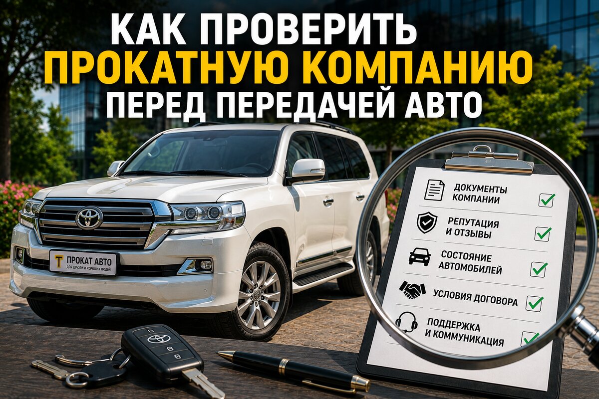 Как проверить прокатную компанию перед передачей авто: документы, репутация, состояние машин, условия договора